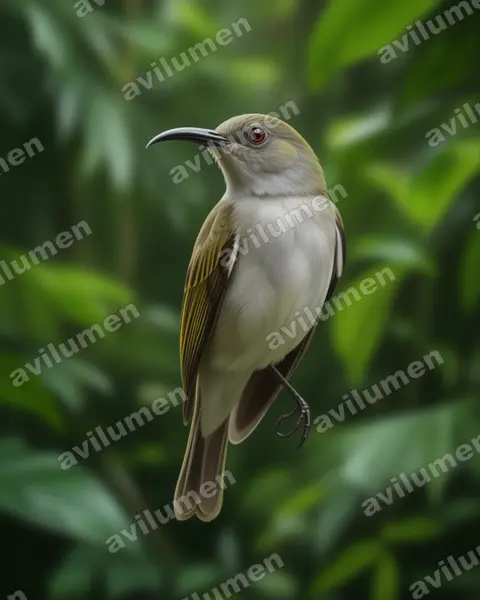 Illustration Réaliste : Aethopyga primigenia (Souimanga de Hachisuka)