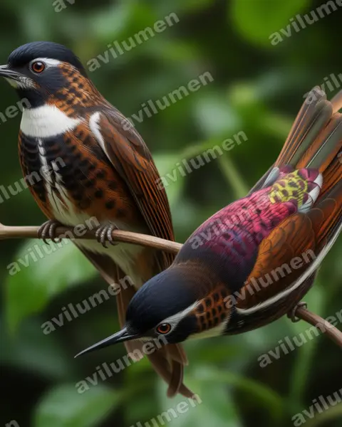 Ilustración en Realista: Aglaeactis aliciae (Rayo-de-sol de dorso púrpura)