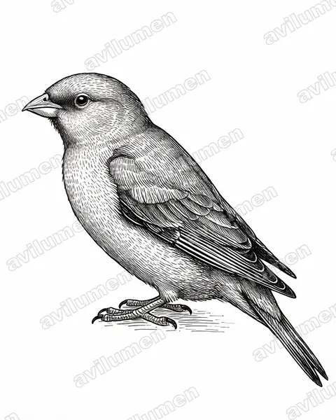 Ilustración en Tinta: Bolborhynchus lineola (Bolborhynchus lineola)