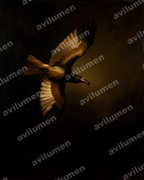 Piping Hornbill（Bycanistes fistulator）的油画插画