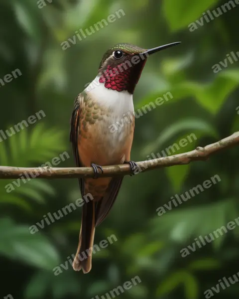 Ilustración en Realista: Calliphlox bryantae (Philodice bryantae)