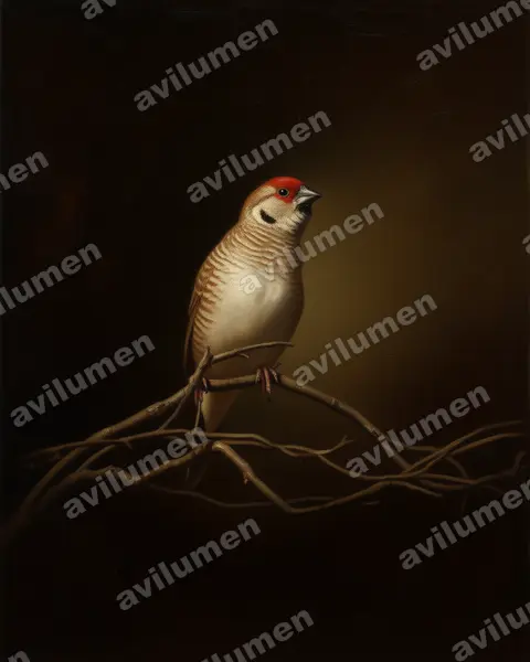 Illustration im Stil Öl: Zeresamadine (Emblema modestum)