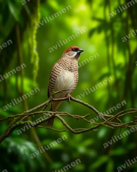Illustration im Stil Realistisch: Zeresamadine (Emblema modestum)