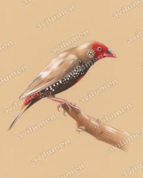 Ilustración en Lápiz de color: Emblema pictum (Diamante pintado)