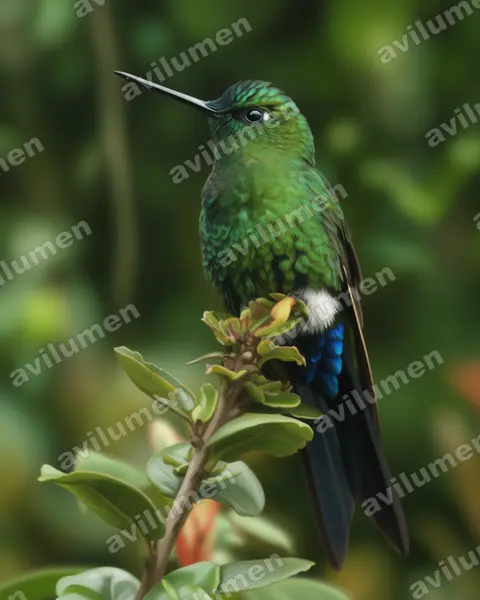Illustration Réaliste : Eriocnemis luciani (Érione de Buquet)