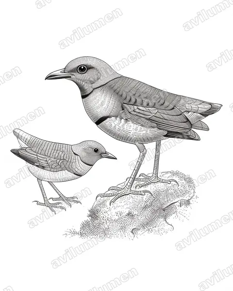 Ink illustration: Erythropitta caeruleitorques (Sangihe pitta)