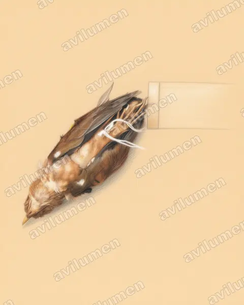 Colored pencil illustration: Erythropitta palliceps (Siau pitta)