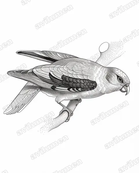 Ink illustration: Hapalopsittaca melanotis (Black-winged Parrot)