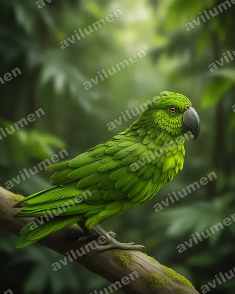 Ilustración en Realista: Heracles inexpectatus (Heracles inexpectatus)