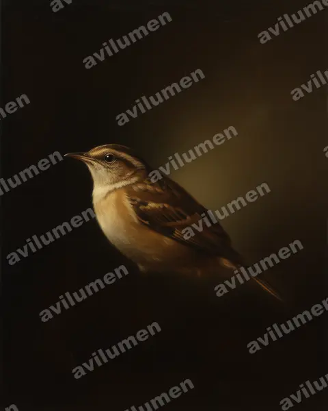 施氏八色鸫（Hydrornis schneideri）的油画插画