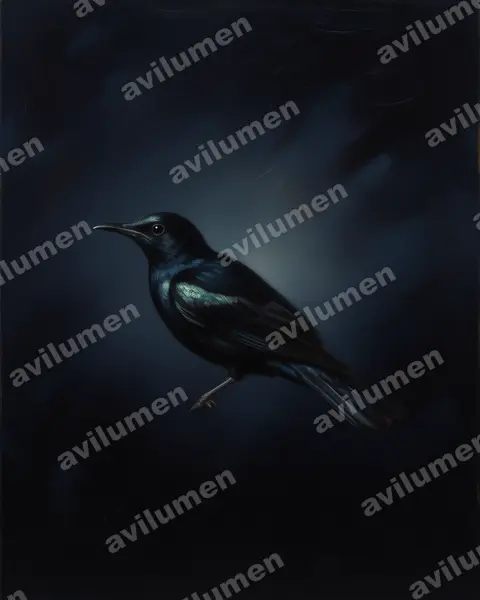 Oil illustration: Leptocoma calcostetha (Copper-throated Sunbird)