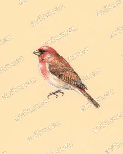 Illustration Crayon de couleur : Lonchura nevermanni (Capucin de Nevermann)